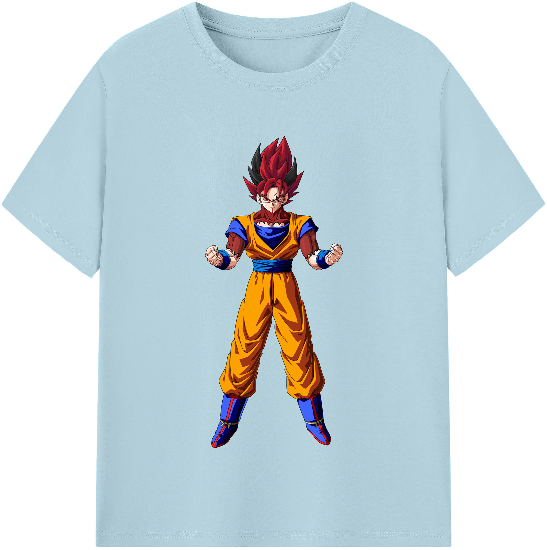 （画像用） ドラゴンボール 孫悟空（そん ごくう）Son Goku カカロット DRAGON BALL Kakarotto 綿100％半袖Tシャツ（フロントプリント）